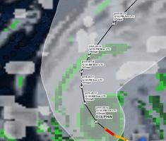 Pacific Hurricane Tracker capture d'écran 1