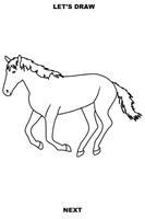 How to Draw Horses capture d'écran 3
