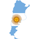 Argentina flag map-APK