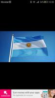 Argentina flag map captura de pantalla 2