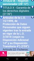 AUDIO LEY ORG. 3/2018 PROTECCIÓN DATOS PERSONALES скриншот 2