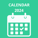 Calendar in English 2024