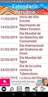 Calendario Escolar Perú screenshot 3