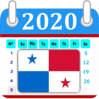 Calendario Panamá 2020 icono