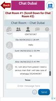 Chat Dubai UAE تصوير الشاشة 1