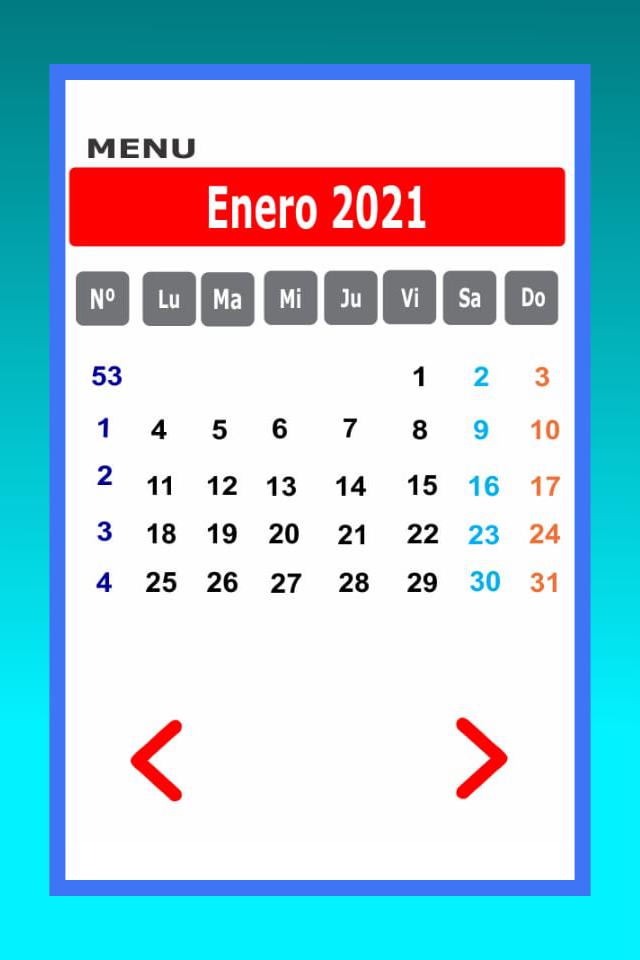 Featured image of post Calendario 2021 En Espa ol Haz clic para generar un calendario para imprimir formato pdf