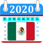 Calendario 2020 Mexicano - Días Feriados icône