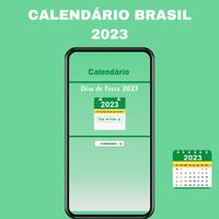 Calendário Brasil ポスター