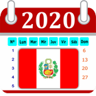 Calendario Perú 2020 आइकन