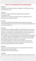 Constitution du Sénégal screenshot 3