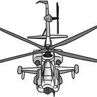 Draw Aircrafts: Helicopter icon