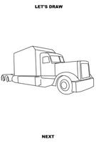 Draw Semi Trucks capture d'écran 3
