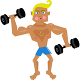 Ejercicios con mancuernas 💪 ícone