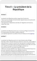 Constitution française capture d'écran 2