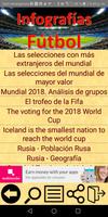 Infografías Fútbol Mundiales Equipos Jugadores capture d'écran 2