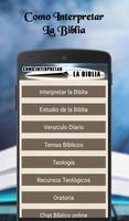 Como interpretar la Biblia Affiche