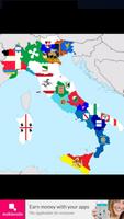 Italy flag map capture d'écran 1