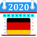 Deutsch Kalender 2020 mit Feiertagen