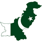 Pakistan flag map иконка