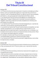 Constitución Política del Perú スクリーンショット 1