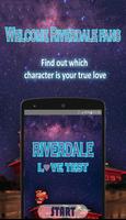 Riverdale LOVE TEST tv series. Archie or Jughead Affiche