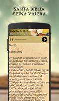 Santa Biblia Reina Valera capture d'écran 3