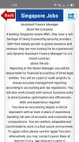 Singapore Jobs پوسٹر