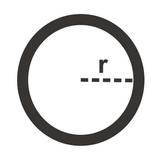 Geometry math calculator icon