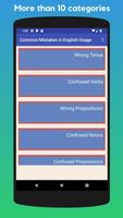 Common English Mistakes تصوير الشاشة 1