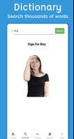 Sign Language ASL Pocket Sign capture d'écran 2