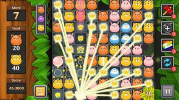 Jungle Match Puzzle پوسٹر