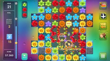 Flower Match Puzzle screenshot 2