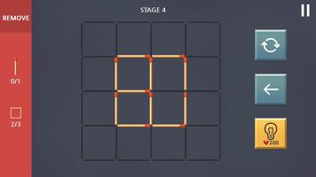 Matchstick Puzzle Roi capture d'écran 2