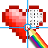 ikon Color by number & Pixel art