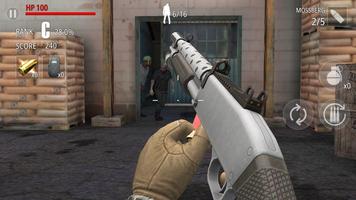 Zombi Disparo : FPS captura de pantalla 2