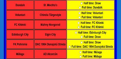 1 Schermata Half Time / Full Time Tips Pro