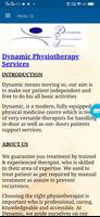Dynamic Physiotherapy Services` plakat