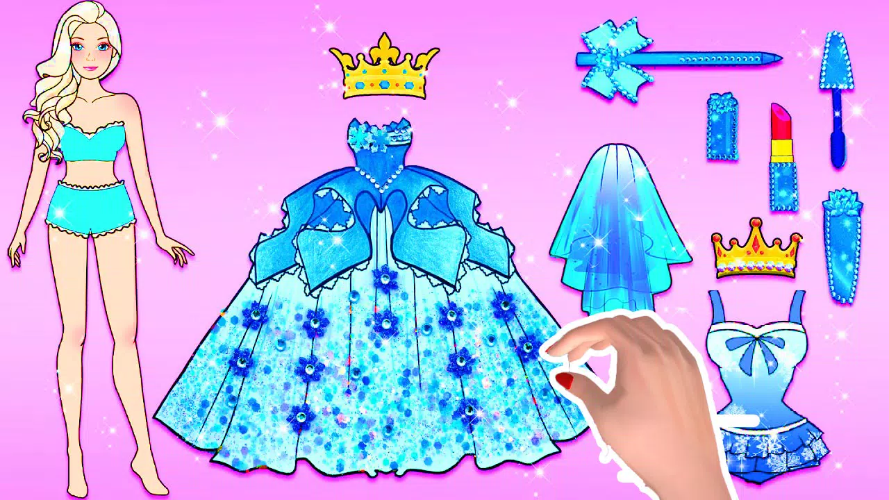 Diy história de boneca de papel vestir diário jogo de bonecas  chibi::Appstore for Android