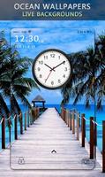 Ocean Waves Live Wallpaper With Sound Effects الملصق