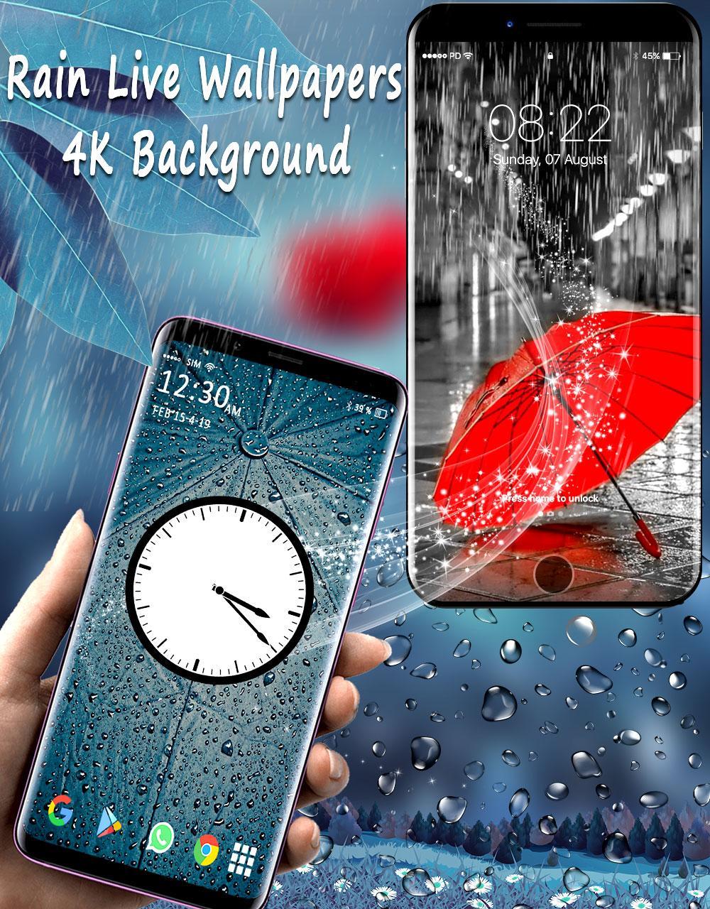 Rain Live Wallpaper HD Realistic Water Drop Effect for Android Rain Live Wallpaper HD Realistic Water Drop Effect for Android