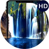 Waterfall Live Wallpaper - 3D Moving Backgrounds icône