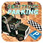 Real Semi Truck Parking Simula ícone