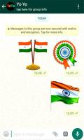 Indian Flag WAStickersApp 截圖 3