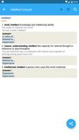 English Dictionary & Thesaurus poster