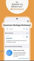 American Heritage Dictionary poster