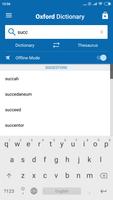 Oxford English Dict.&Thesaurus screenshot 1
