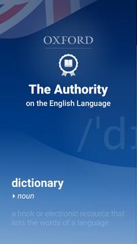 Oxford Dictionary of English 海报