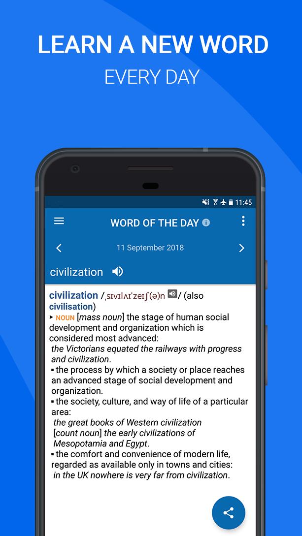 Oxford Dictionary of English screenshot 1