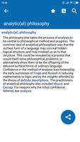 Oxford Philosophy Dictionary poster