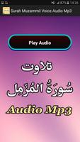Surah Muzammil Voice Audio Mp3 screenshot 1